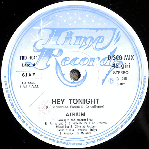 Atrium - Hey Tonight