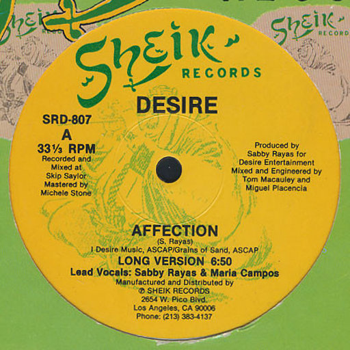 Desire - Affection