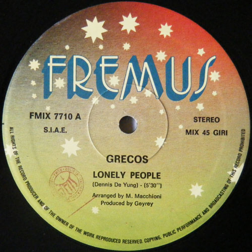 Grecos - Lonely People