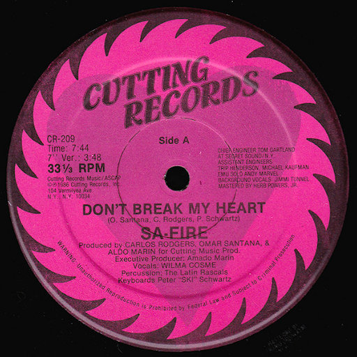 Sa Fire - Don't Break My Heart