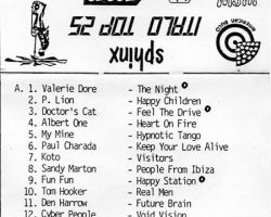 8 PM cet Sphinx 25 A-B Tape from  Aug 1987 Italo Top 25