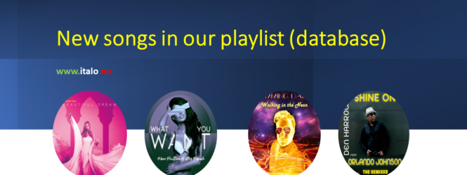 New songs in our playlist (database)